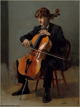 oil painting Demonstration by William Whitaker  
